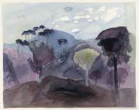 Hügel und Bäume, Calvi