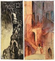 Vorskizzen zu den Turmbauten