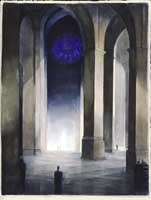 Blaues Fenster