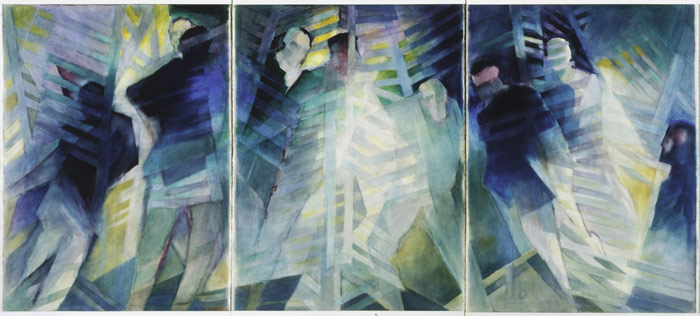 Drehtüren-Triptychon