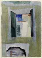 Fenster zum Nachbarhaus, Toscana