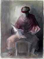 Zeitung-Lesender, Kairouen